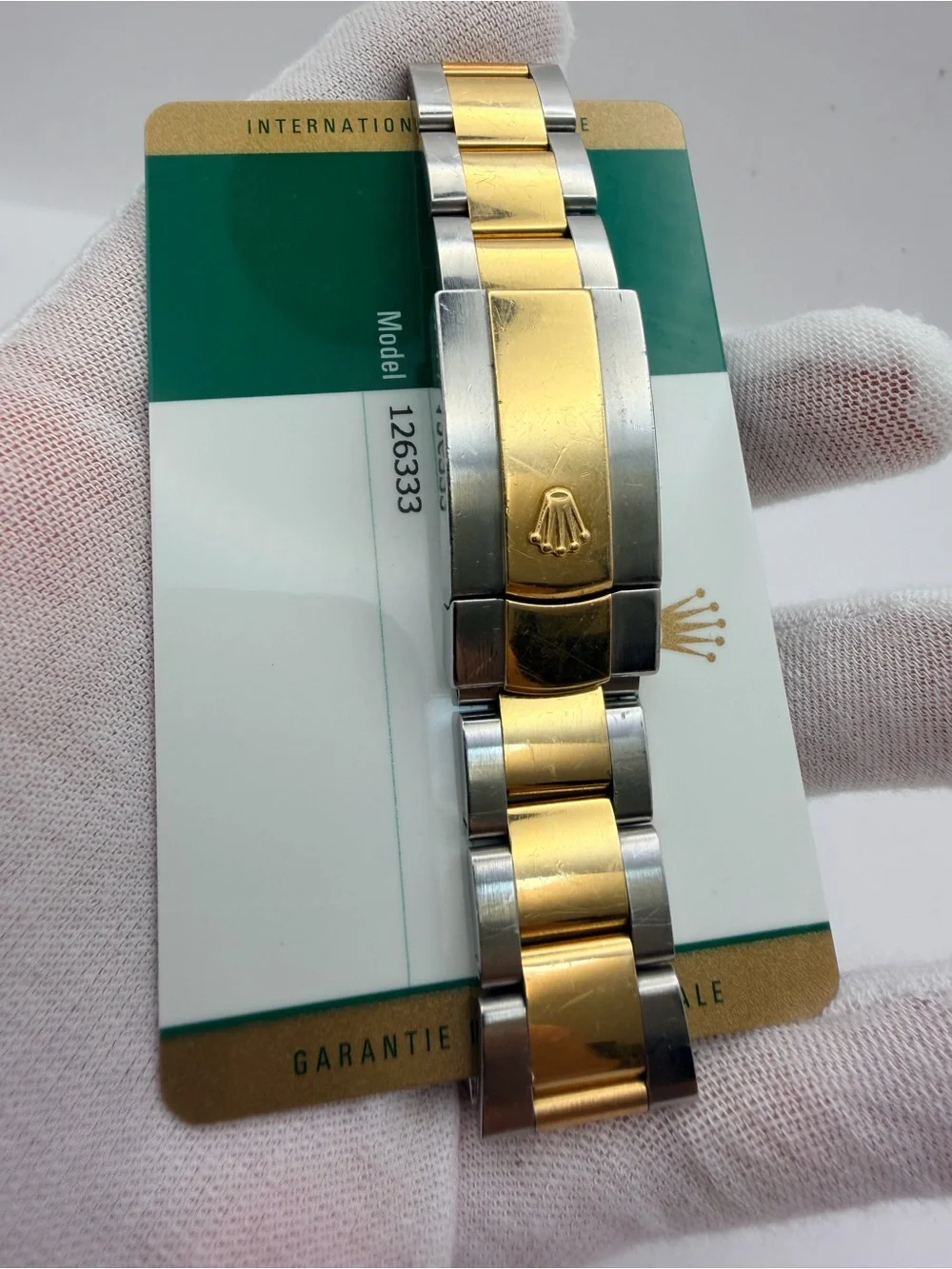Rolex Two-Tone Gold & Silver Datejust with Black Diamond Dial